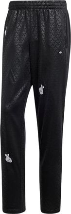 adidas Mickey Mouse x Originals Embroidered Monogram Firebird Track Pants Asia Sizing Black IY2277