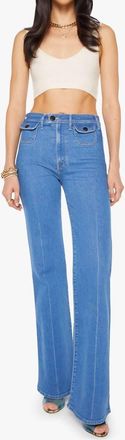 Mother Pocket Flap Hustler Roller Heel Pants In This Is Just My Day Job