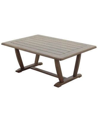 Courtyard Casual Avalon Teak Rectangle Coffee Table