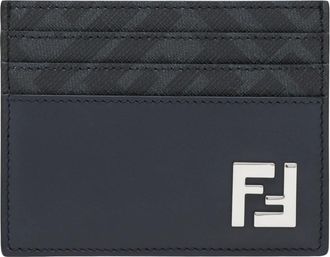 Fendi Wallets & Cardholders, male, Black, Size: ONE SIZE FF Squared Card Holder