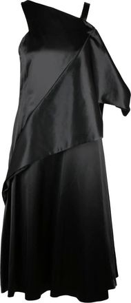 Comme Des Gar&ccedil;ons Vestido Asim&eacute;trico - Dresses - Mujer - Negro - S