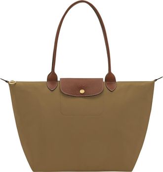 Longchamp Large Le Pliage Tote in Olive at Nordstrom