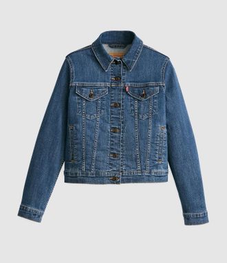 Levi's Veste Original Trucker Med Indigo-Worn In Soft As Butter Dark