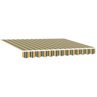 vidaXL Vidaxl - Tela De Recambio Para Toldo Verde Y Amarillo 350 X 250 Cm Lona