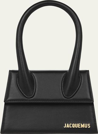 JACQUEMUS ブラック ミニバッグ JACQUEMUS LEATHER LE CHIQUITO MINI BAG – TheLuxeLend