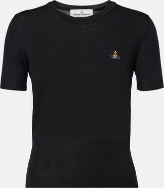 Vivienne Westwood Bea wool and silk top