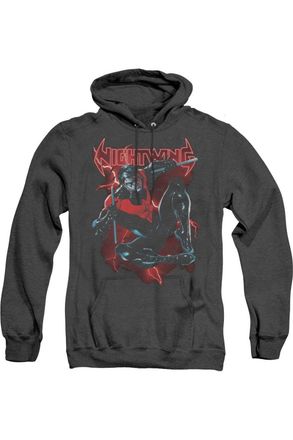 Gildan Batman Nightwing Adult Heather Hoodie