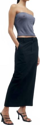 Third Form Protocol Tailored Maxi Skirt In Raven