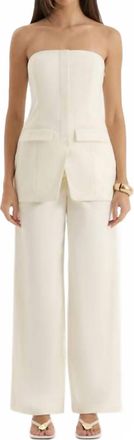 4th & Reckless Kellie Split Front Top In Buttercream