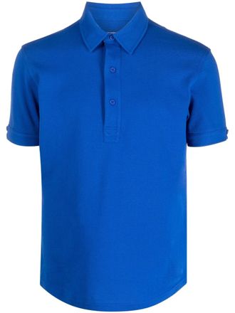 Orlebar Brown piqu&eacute; short-sleeve polo shirt - Blue