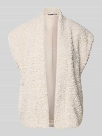 Only Relaxed Fit Weste in Teddyfell-Optik Modell NAYA in Ecru, Gr&ouml;&szlig;e XS