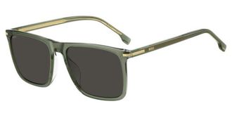 BOSS 1750/G/S Asian Fit B59/IR Mens Sunglasses Green Size 56