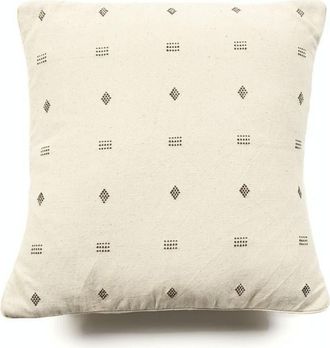 Studio Variously Nira Indigo Hand Spun Organic Cotton Handloom Pillow - Cover Only in White/indigo at Nordstrom
