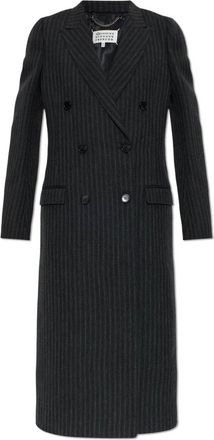 Maison Margiela Dames, Mantels, Zwart, Maat: XS Wol