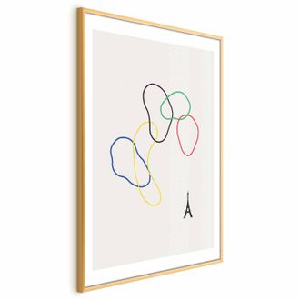 OEM P&oacute;ster - C&iacute;rculos Coloridos - Gr&aacute;ficos Digitales - Minimalismo
