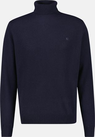 Lerros Rollkragenpullover LERROS Woll-Cashmere-Rollkragenpullover, Herren, Gr. XXL, classic navy, 88% Wolle, 12% Kaschmir, normal, ohne Ausschnitt, Pullover 