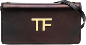 Tom Ford Pre-owned Tom Ford Mini Calfskin Palmellato TF Wallet On Strap Ladies ZR6SBLLAPHIDQR7H