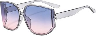 Generic Womens Outdoor Vacation Sunglasses Mens Sports Driving(Grey)