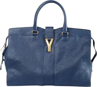 Saint Laurent Pre-owned Handbags, female, Blue, Size: ONE SIZE Pre-owned Handbag