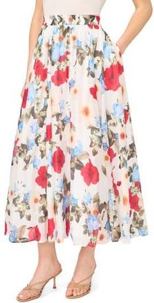 Ted Baker Floral Maxi Skirt in Ultra White at Nordstrom Rack, Size 00