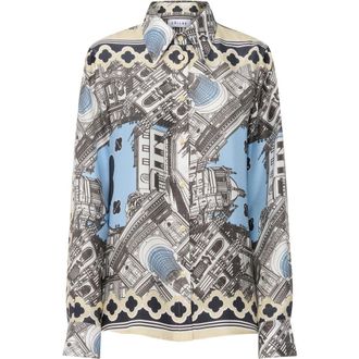 C&acirc;llas Milano Brooks Classic fit tailored shirt in Black at Nordstrom, Size 4