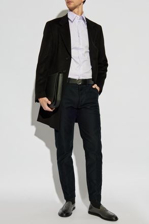 Emporio Armani Classic Shirt, Mens, Purple