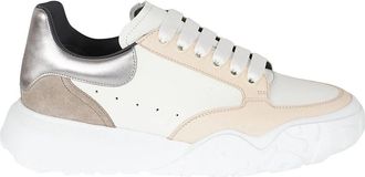 Alexander McQueen Leren sneakers met RU-details - Heren - Sneakers - Veelkleurig - 40 EU - Schoenen