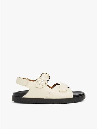 Tommy Hilfiger TH Monogram Leather Cleat Sandals