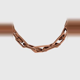 Diesel Stainless steel chain necklace - Necklaces - Unisex - Brown