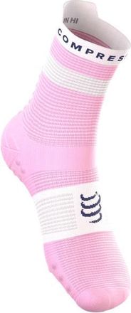 Compressport Pro Racing Socks V4.0 Run High Laufsocken - Unisex | rosa