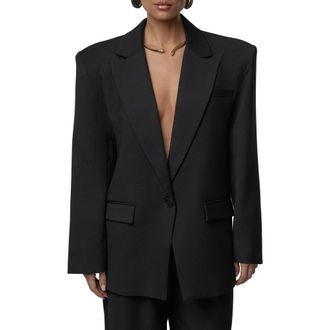 JLUXLABEL Refined Moments Blazer in Black at Nordstrom, Size Medium