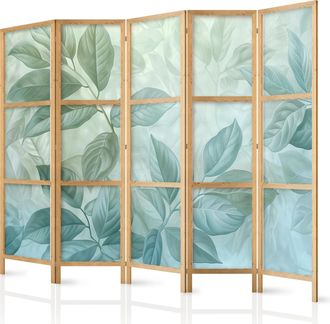 Artgeist Biombo Decorativo Artgeist Motivo Bot&aacute;nico Verde 172x225 Cm