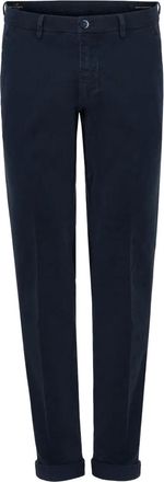 Mason's Pantaloni con risvolto - Blu