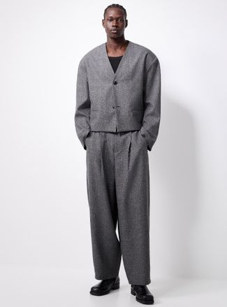 Le 31 Mens Micro-check pleated balloon pant Imported from Seoul