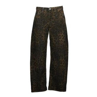 Am&eacute;lie & Am&eacute;lie Chimay Broek Print - Dames - Loose Fit Jeans - Veelkleurig - S - Jeans