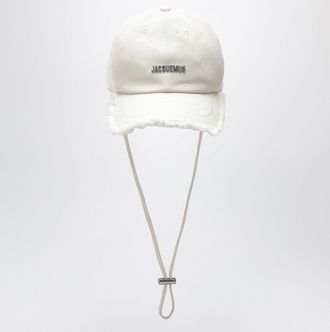 Jacquemus La Casquette Artichaut Wei&szlig;e M&uuml;tze