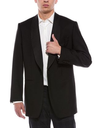 Blk Dnm Wool & Mohair-Blend Jacket