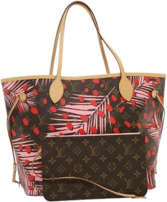 Louis Vuitton Pre-owned Canvas Tote Bag - Dames - Vintage Shopper - Bruin - ONE Size - Vintage