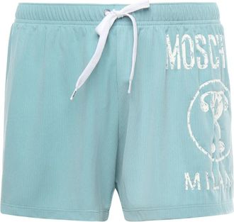 Moschino Blauwe zee kleding met trekkoord - Heren - Strandmode - Blauw - L - Badmode