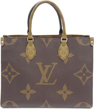 Louis Vuitton Monogram Reverse Monogram Reverse Shoulder Bag Tote Bag (Pre-Owned)