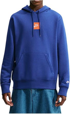 Nike Sportswear Club French Terry Hoodie Deep Royal Blue White IM5540-455