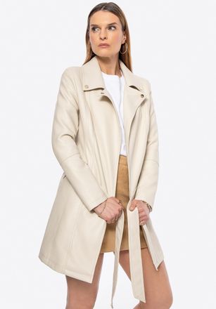 Wittchen Damesjas in Imitatieleer Beige