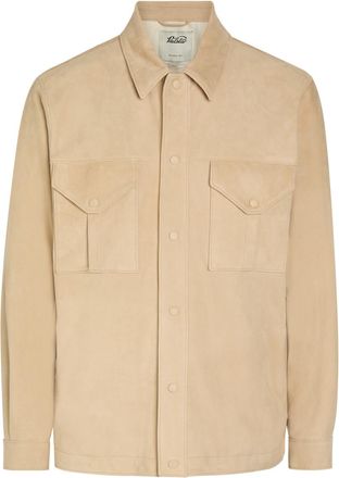 Valstar Blackley Suede Overshirt - Peach - 54 (IT54 / Xxl)