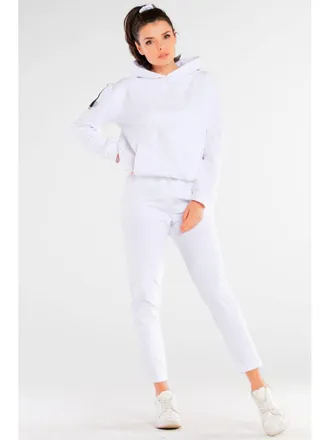 OEM Pantalones Deportivos De Algod&oacute;n Con Bolsillos, Blancos, Talla L/xl