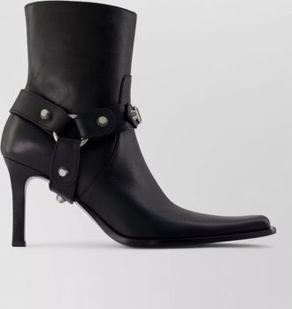 Balenciaga leather ankle boots