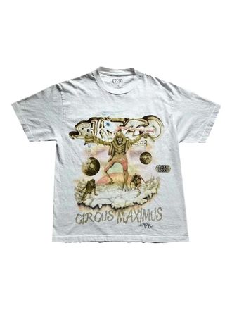 Travis Scott Utopia Tour Skitzo Circus Maximus T-shirt - men - Fabric - L - White