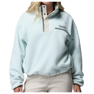 Columbia Helvetia II Cropped Half Snap Fleece Fleecepullover f&uuml;r Damen | grau