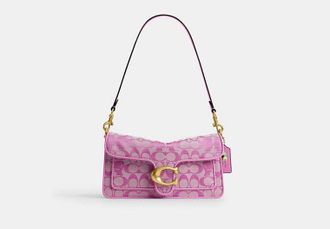Coach Brain Dead Soft Tabby Shoulder Bag 26 In Signature Jacquard