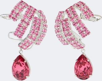 Magda Butrym Crystal-embellished drop earrings