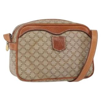 Celine Pre-owned Cross Body Bags, female, Beige, Size: ONE SIZE Pre-owned Vintage Crossbody Bag